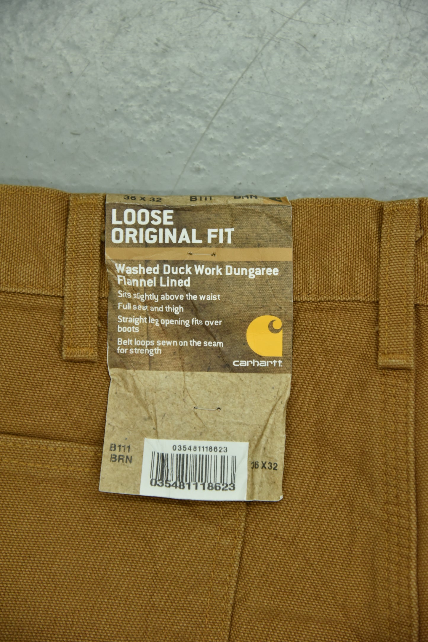Carhartt Workwear Lined Pants Beige DS Vintage / 36x32