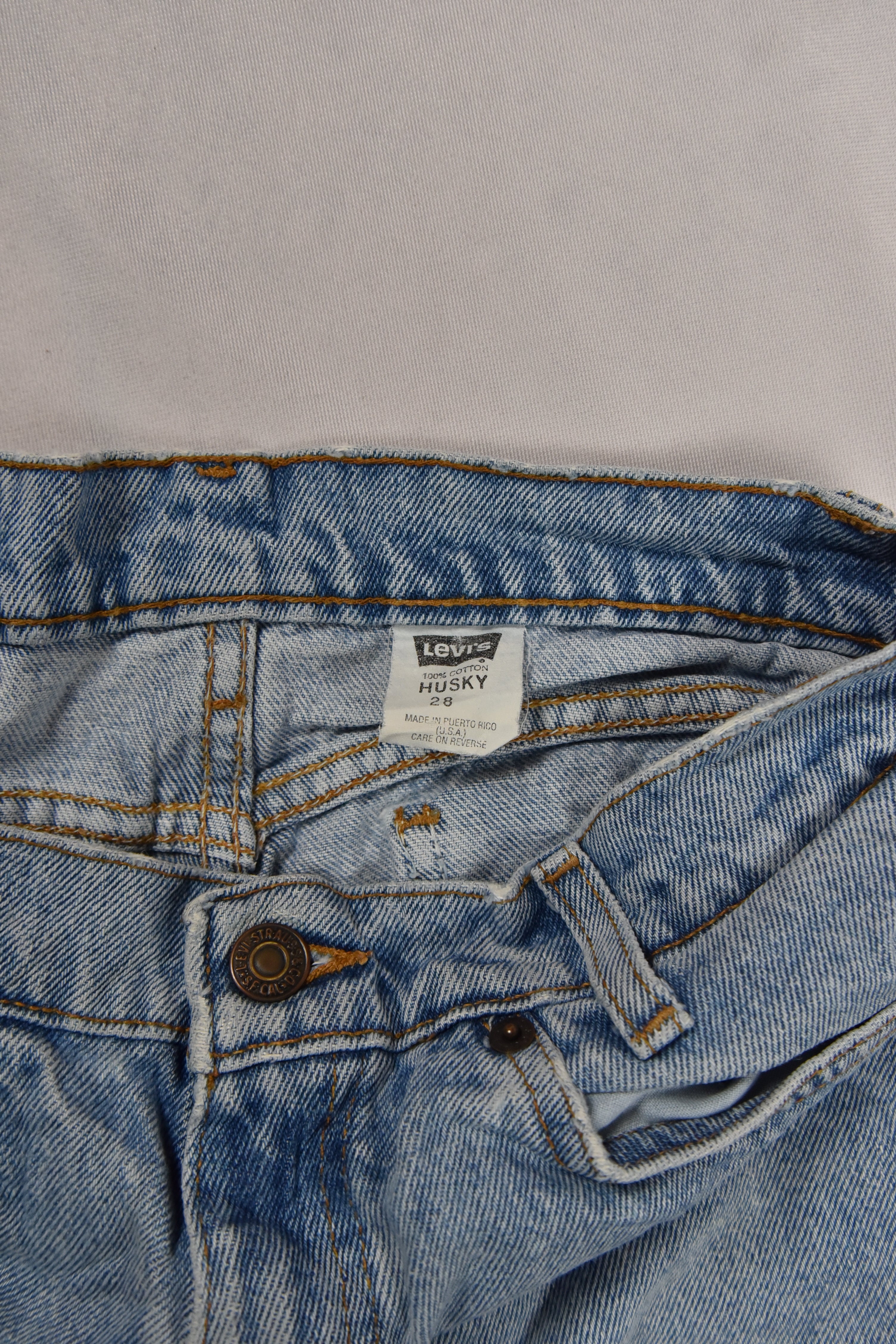 Levi's 550 Orange Tab kurze Jeans Made in USA Vintage / 28 – Eternal Vintage