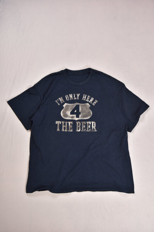Vintage "ONLY 4 THE BEER" T-Shirt / XXL