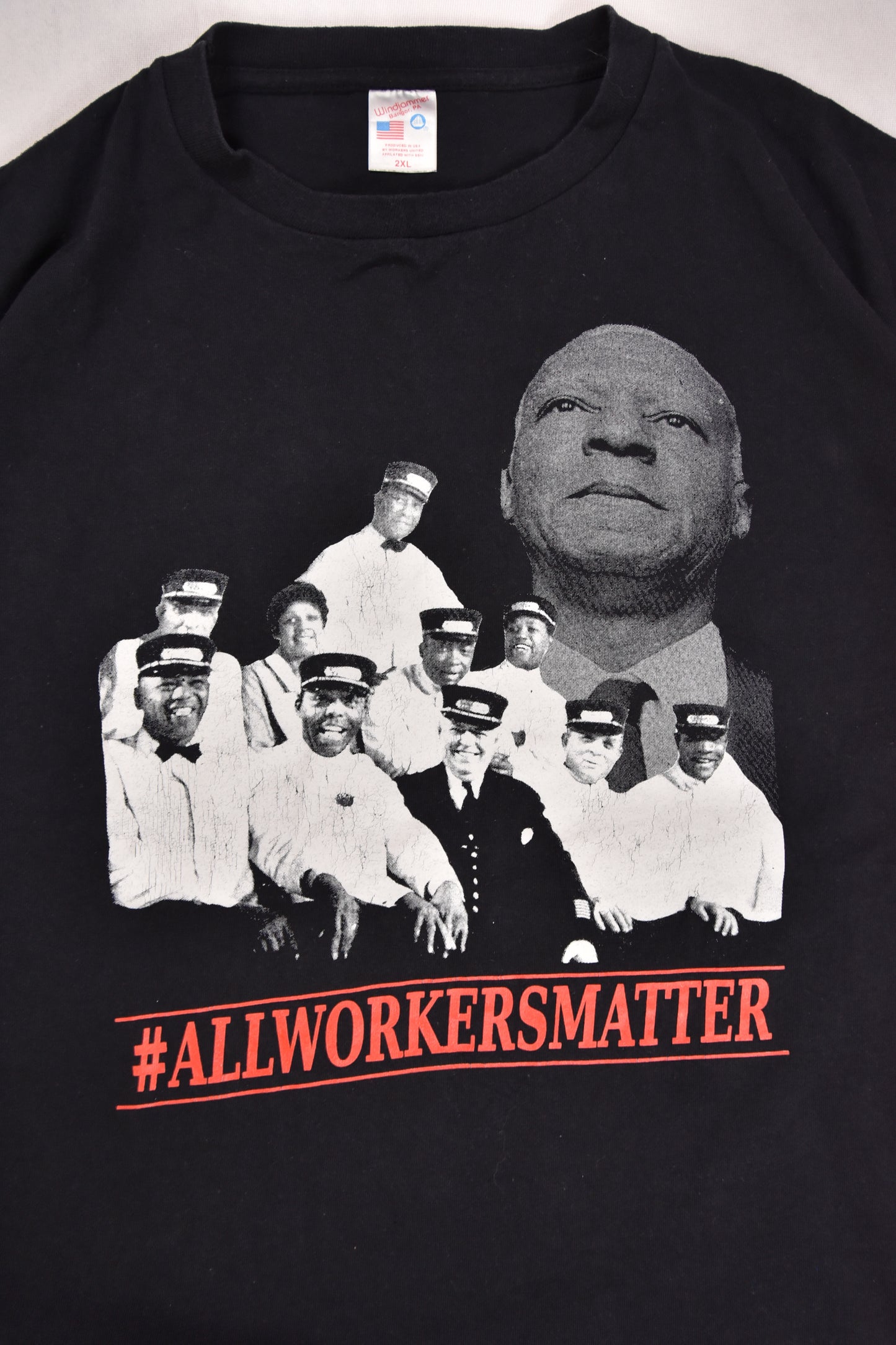 Vintage "ALL WORKERS MATTER" Made in USA T-Shirt / XXL