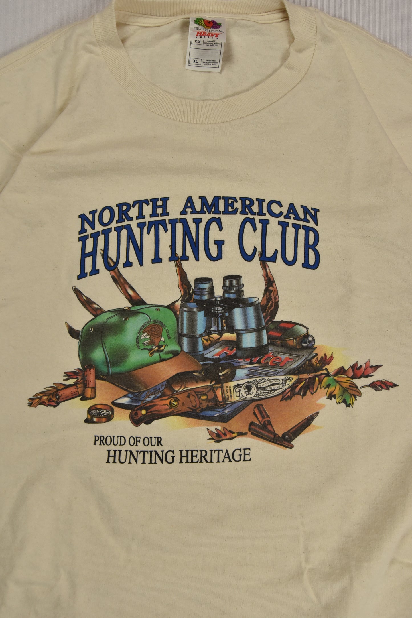 Vintage "HUNTING CLUB" Made in USA T-Shirt / XL