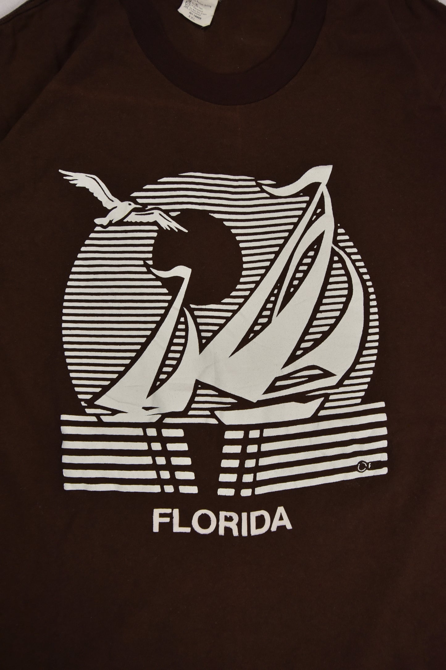 T-shirt vintage a punto singolo "FLORIDA" / XXL