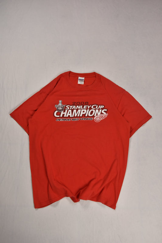 Vintage "DETROIT RED WINGS" T-Shirt / L