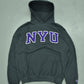 Vintage Champion NYU Grey Hoodie / M