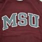 Vintage Champion MSU Bordeaux Sweatshirt / S