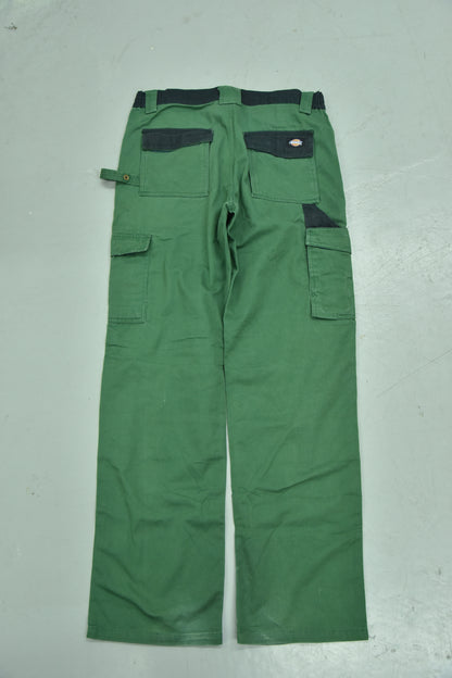 Dickies Workwear Pants Green Vintage / 32x34