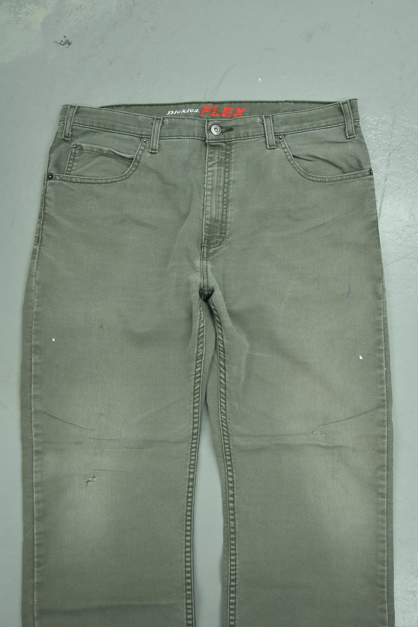 Dickies Workwear Pants Green Vintage / 36x32