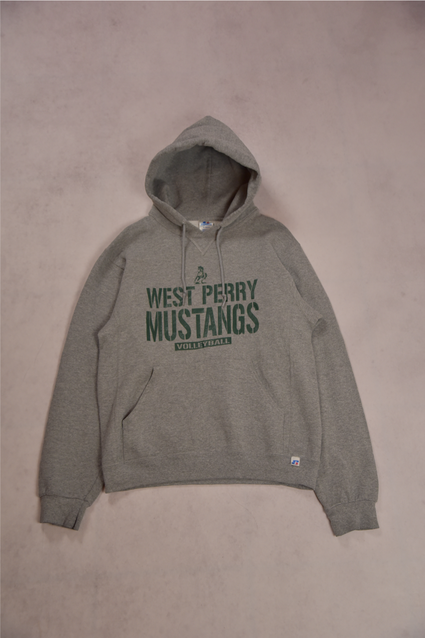 Russell Athletic West Perry Mustang Hoodie / S.