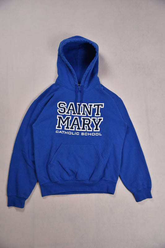 Vintage "Saint Mary" Graphic Hoodie / S