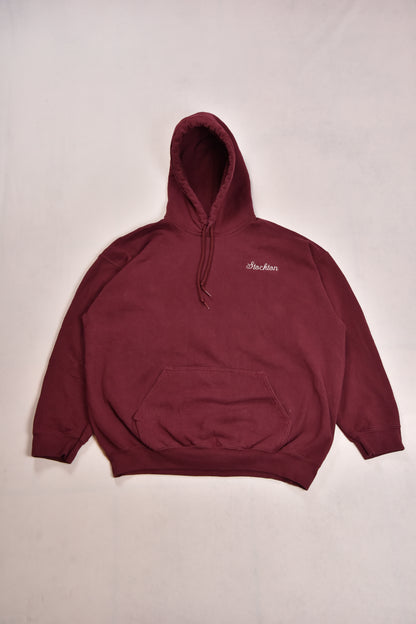 Vintage "Stockton" Grafik Hoodie / XL