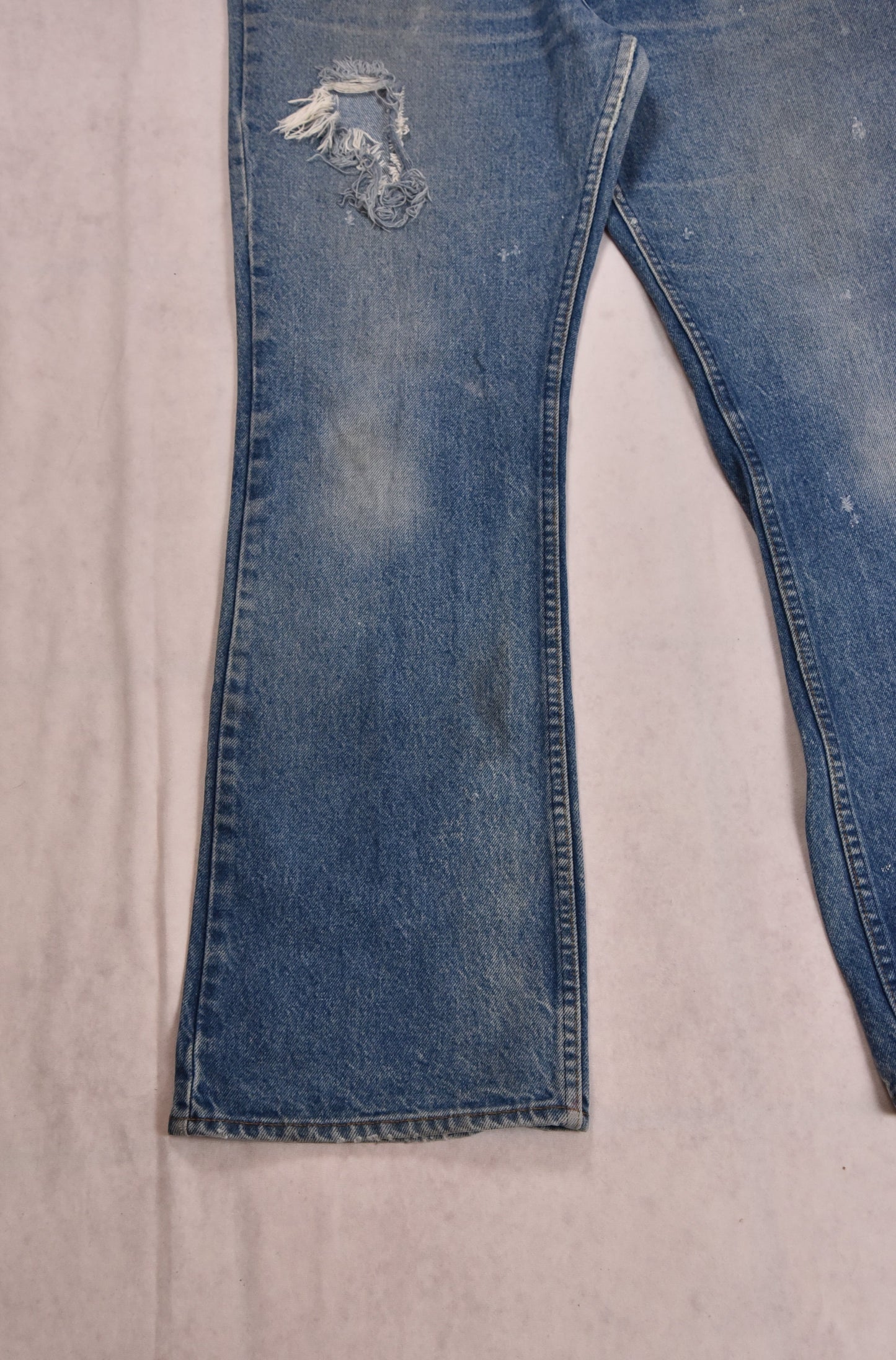 Jeans Levi's 517 con linguetta arancione vintage / 36x33