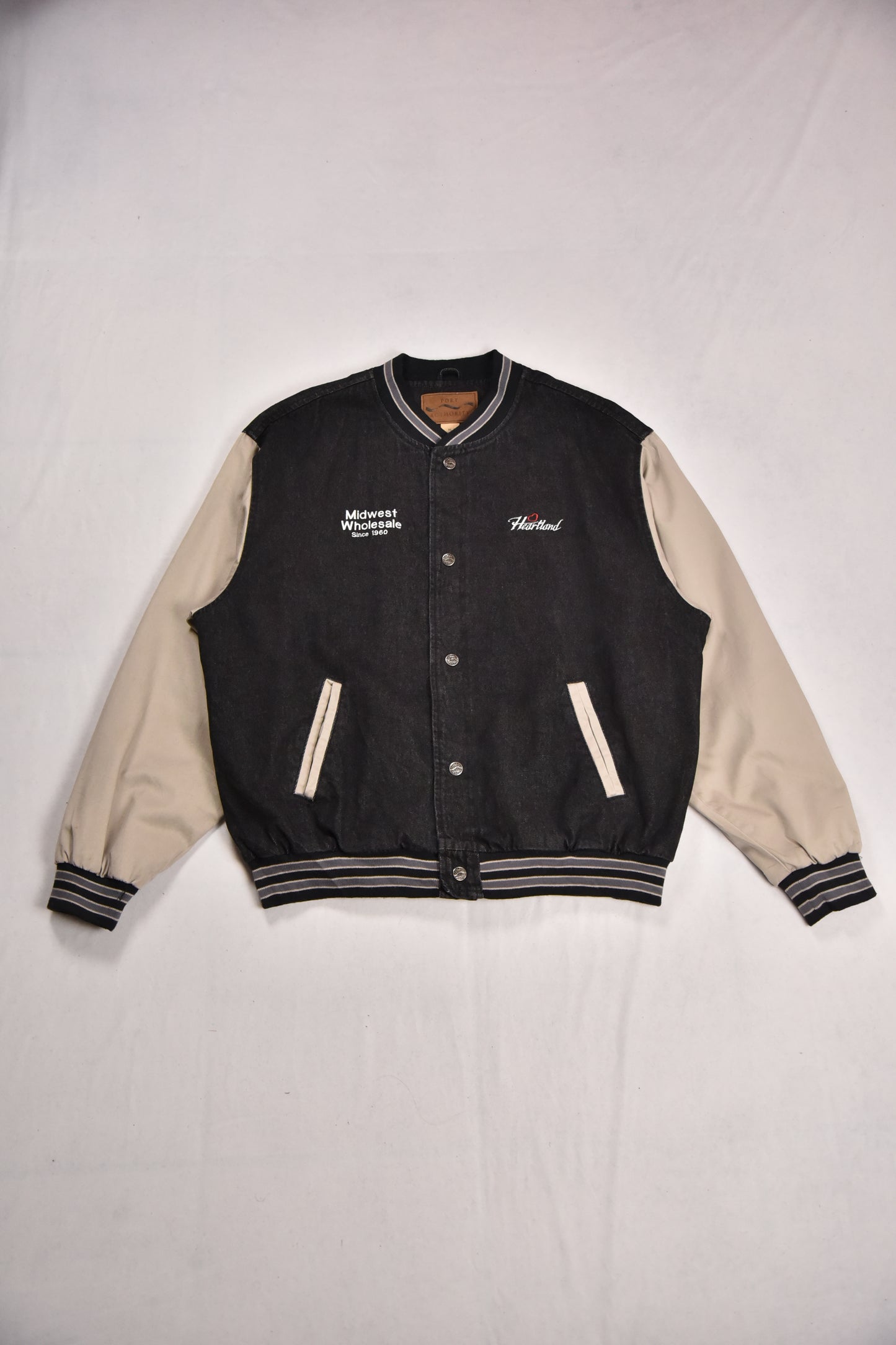 Giacca college vintage "Heartland" / XL