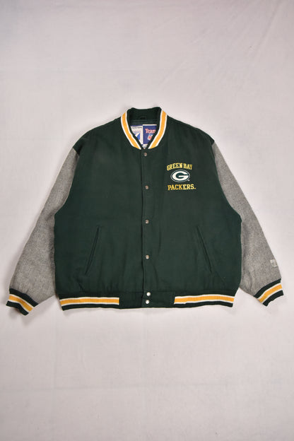 Varsity Jacke "GREEN BAY PACKERS" Vintage / XL