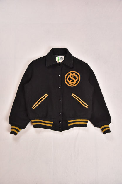 Varsity Jacke "ST" Vintage Made in USA / S