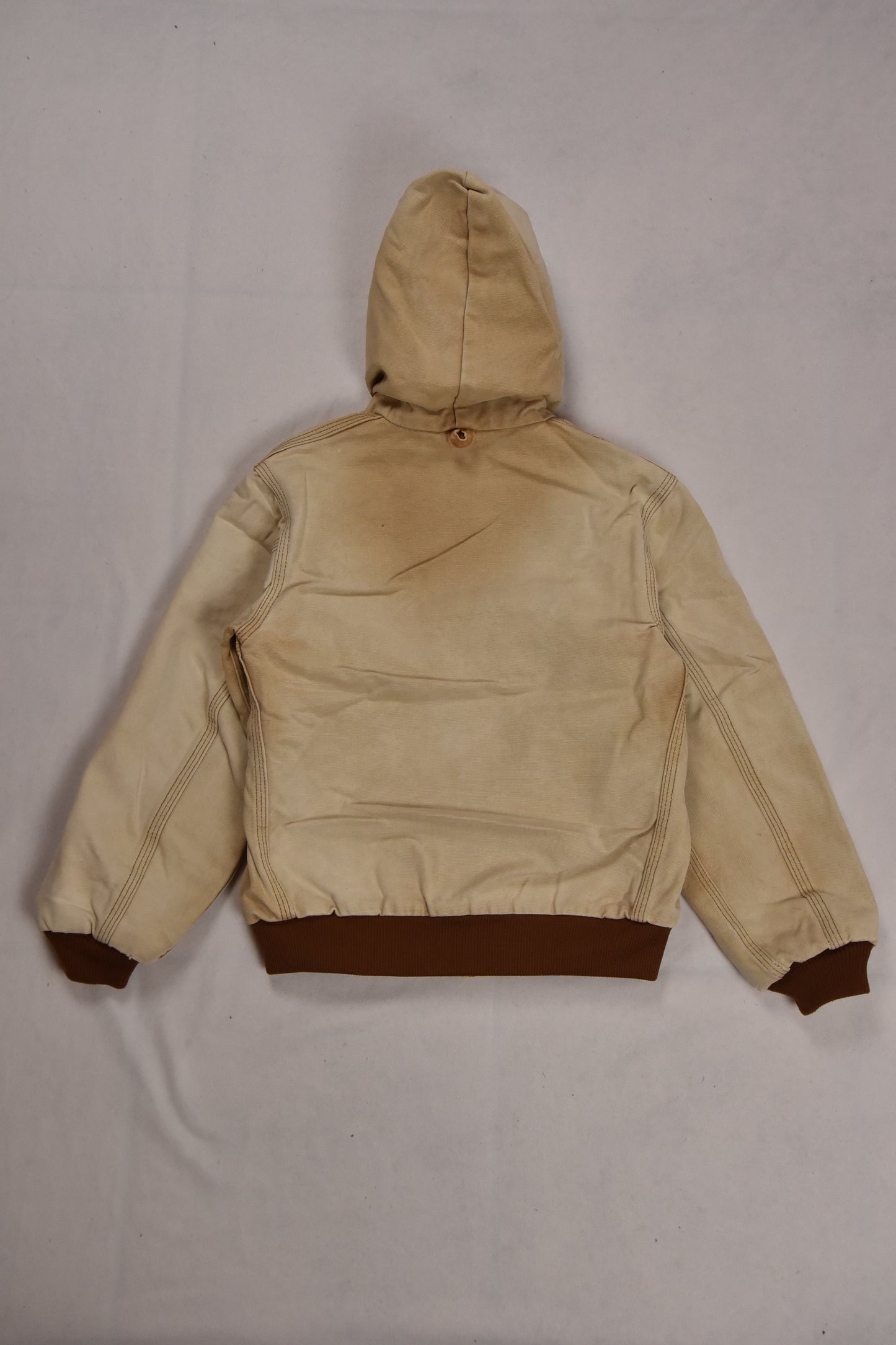 Vintage Carhartt Hooded Workwear Jacket Kids / M