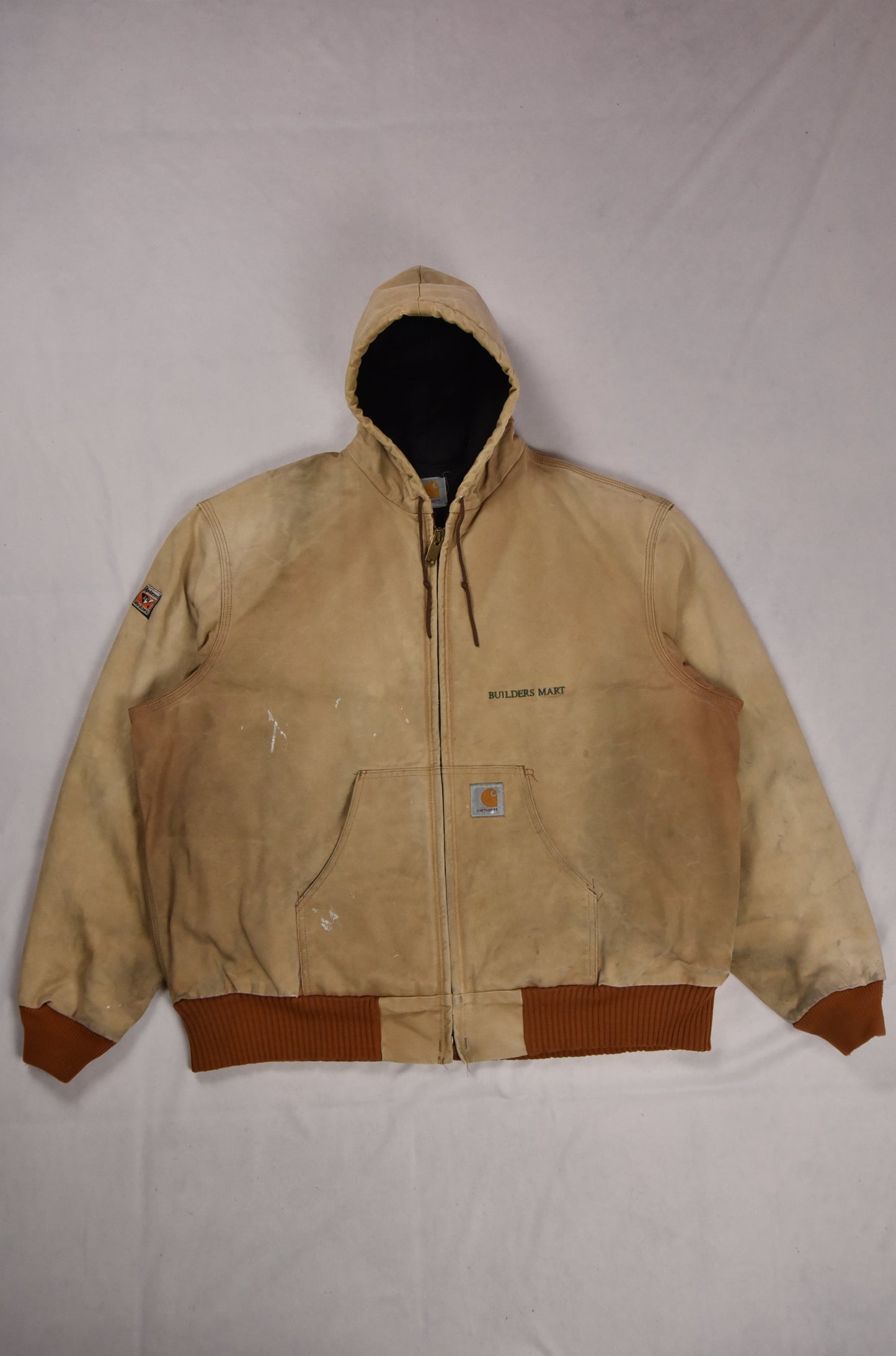 Vintage Carhartt Active Hooded Workwear Jacket / XXL
